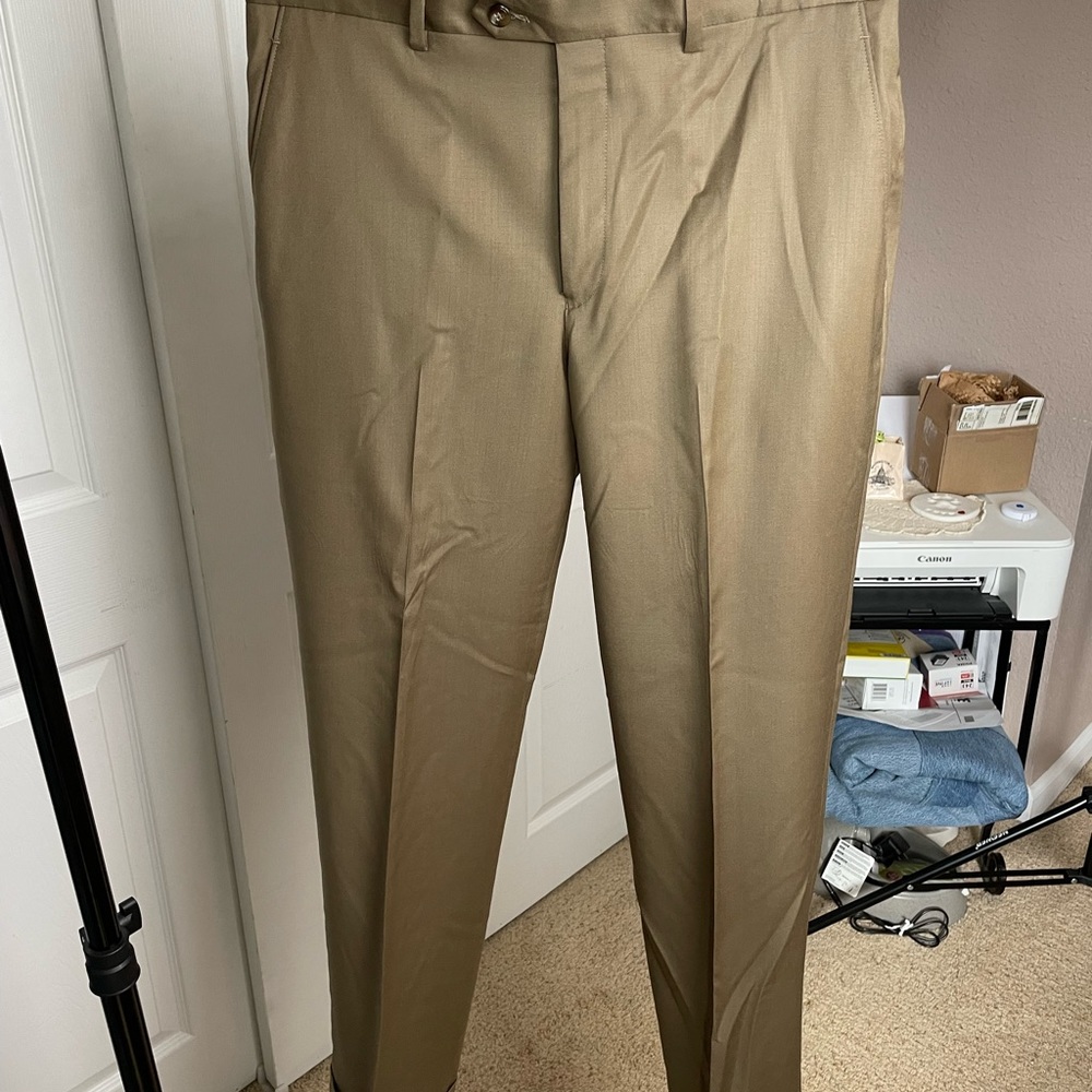 Jos A. Bank Signature Collection Tan Dress Pant